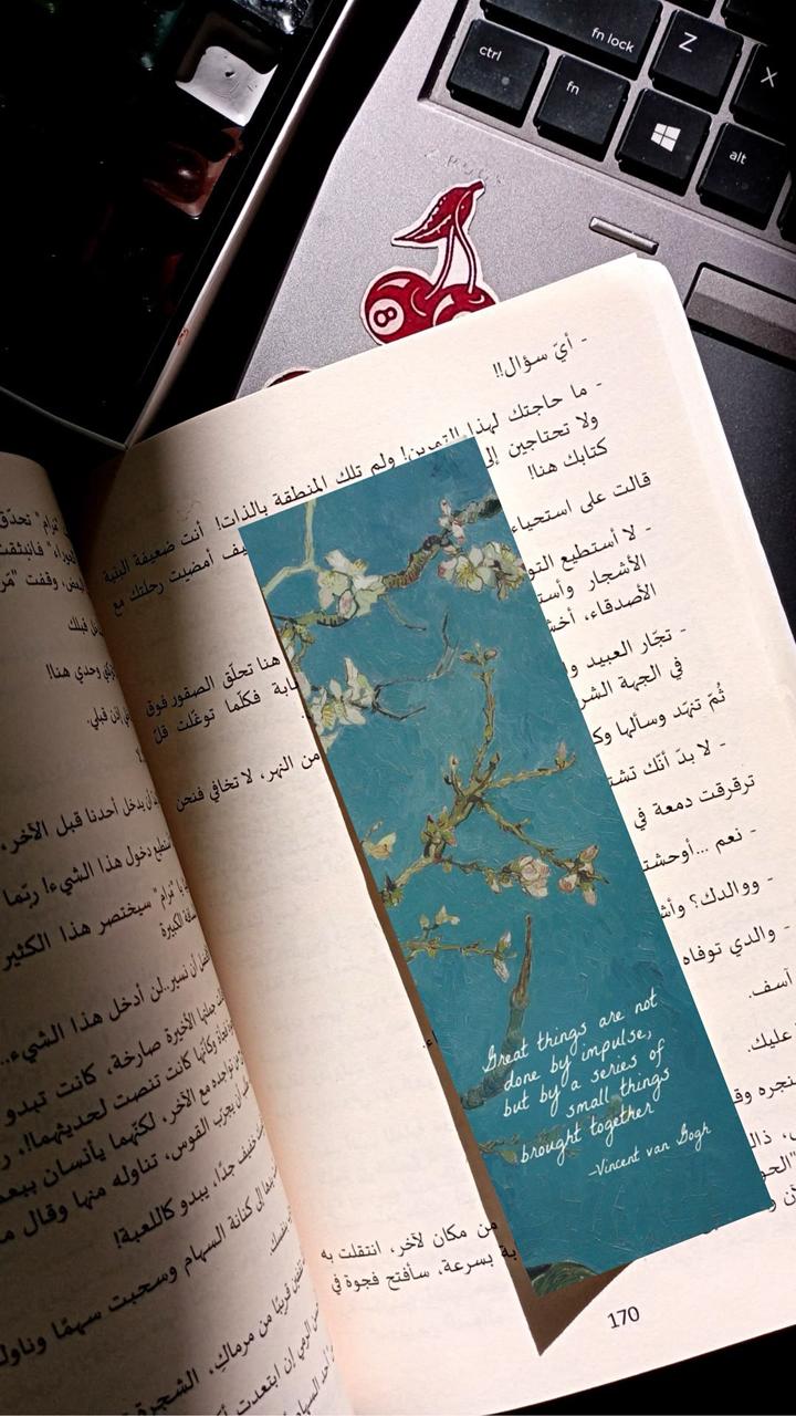 بوك مارك ورقية فان جوخ 4